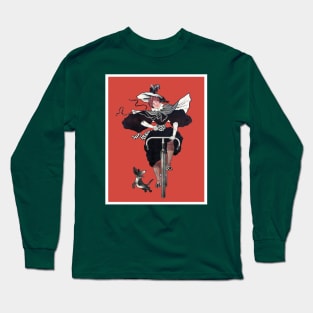 Bygone Bicycle Days: A Vintage Journey Long Sleeve T-Shirt